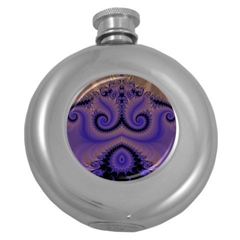 Fractal180 Hip Flask (5 oz) from Custom Dropshipper Front