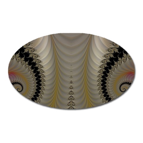Fractal181 Magnet (Oval) from Custom Dropshipper Front