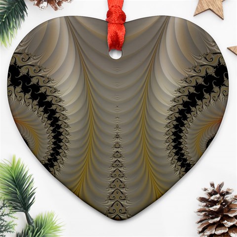 Fractal181 Heart Ornament (Two Sides) from Custom Dropshipper Front