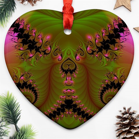 Fractal182 Ornament (Heart) from Custom Dropshipper Front