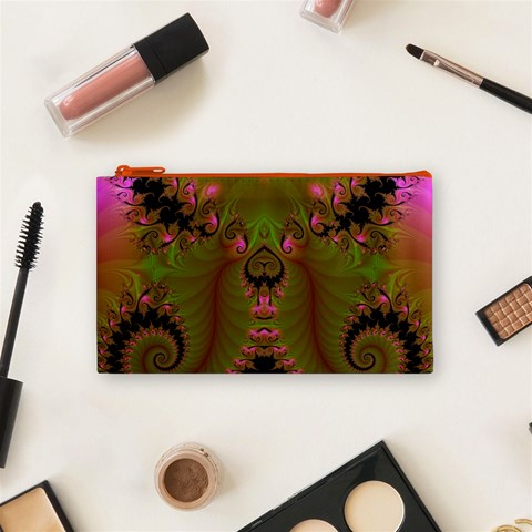 Fractal182 Cosmetic Bag (Small) from Custom Dropshipper Front