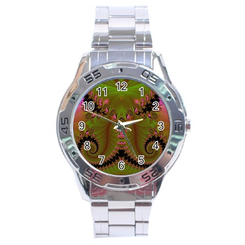 Fractal182 Stainless Steel Analogue Men’s Watch from Custom Dropshipper Front