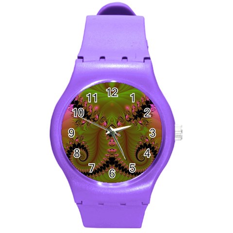 Fractal182 Round Plastic Sport Watch Medium from Custom Dropshipper Front