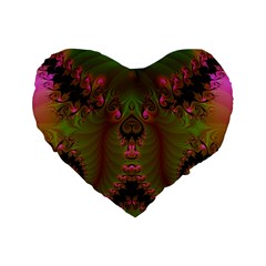 Fractal182 16  Premium Heart Shape Cushion  from Custom Dropshipper Front
