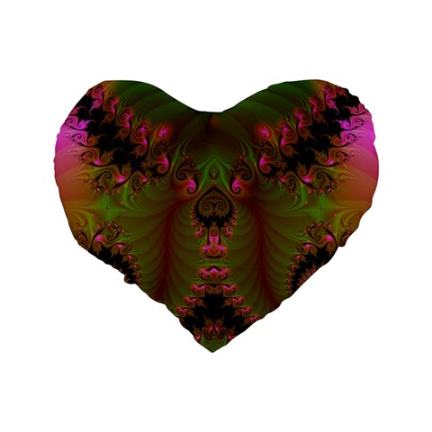 Fractal182 16  Premium Heart Shape Cushion  from Custom Dropshipper Back