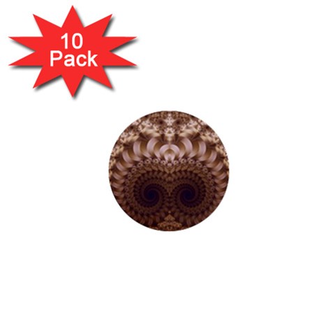 Fractal183 1  Mini Button (10 pack)  from Custom Dropshipper Front