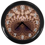 Fractal183 Wall Clock (Black)