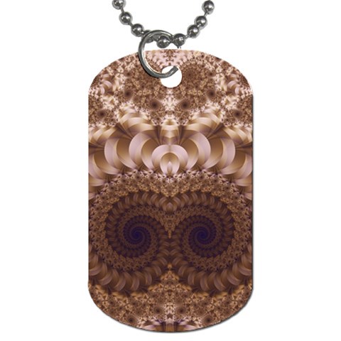 Fractal183 Dog Tag (One Side) from Custom Dropshipper Front