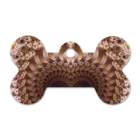 Fractal183 Dog Tag Bone (One Side) from Custom Dropshipper Front