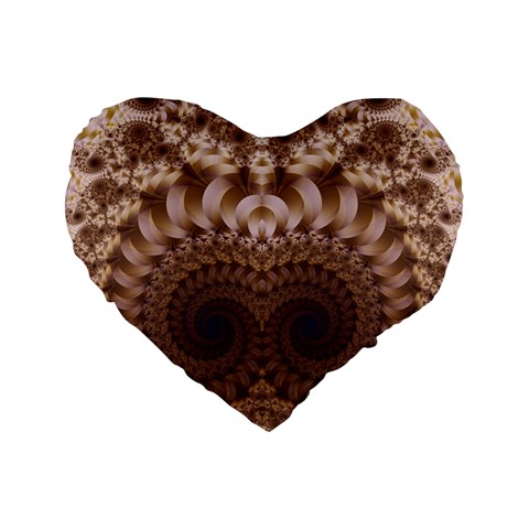 Fractal183 16  Premium Heart Shape Cushion  from Custom Dropshipper Front