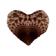Fractal183 16  Premium Heart Shape Cushion  from Custom Dropshipper Front