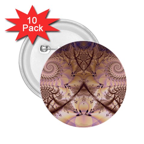 Fractal184 2.25  Button (10 pack) from Custom Dropshipper Front
