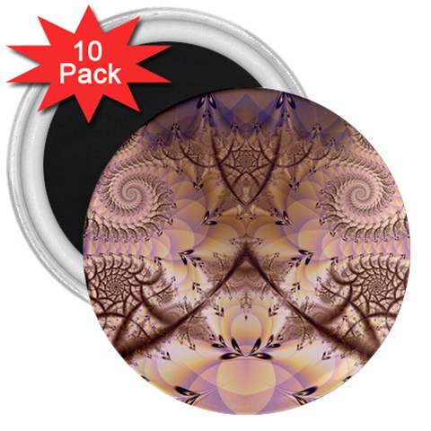 Fractal184 3  Magnet (10 pack) from Custom Dropshipper Front