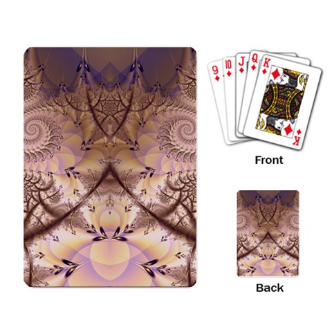 Fractal184 Playing Cards Single Design from Custom Dropshipper Back