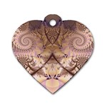 Fractal184 Dog Tag Heart (Two Sides)