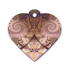 Fractal184 Dog Tag Heart (Two Sides) from Custom Dropshipper Back