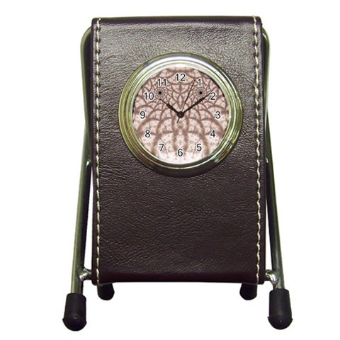 Fractal185 Pen Holder Desk Clock from Custom Dropshipper Front