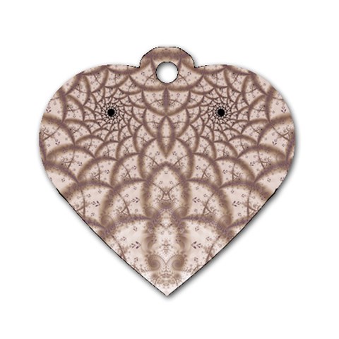 Fractal185 Dog Tag Heart (One Side) from Custom Dropshipper Front