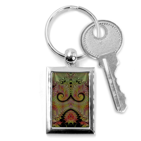 Fractal186 Key Chain (Rectangle) from Custom Dropshipper Front