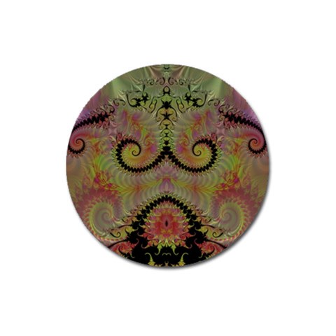 Fractal186 Magnet 3  (Round) from Custom Dropshipper Front