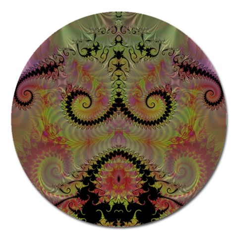 Fractal186 Magnet 5  (Round) from Custom Dropshipper Front