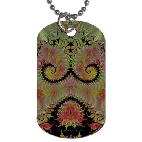 Fractal186 Dog Tag (One Side) from Custom Dropshipper Front