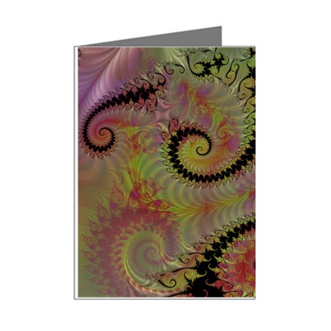 Fractal186 Mini Greeting Cards (Pkg of 8) from Custom Dropshipper Right