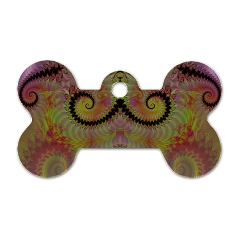 Fractal186 Dog Tag Bone (Two Sides) from Custom Dropshipper Back