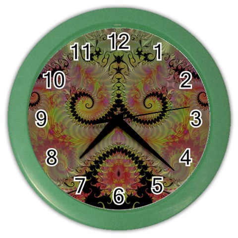 Fractal186 Color Wall Clock from Custom Dropshipper Front
