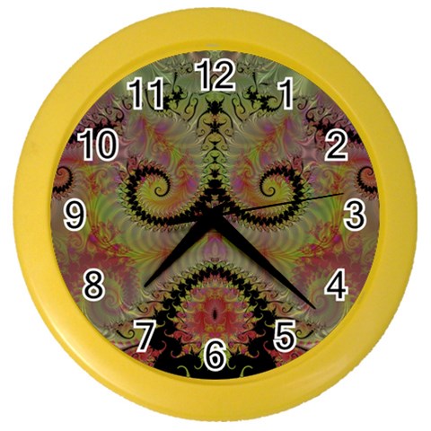 Fractal186 Color Wall Clock from Custom Dropshipper Front
