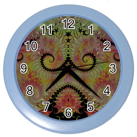 Fractal186 Color Wall Clock from Custom Dropshipper Front