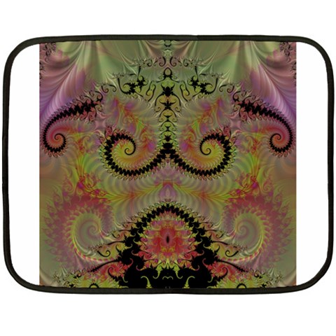 Fractal186 Mini Fleece Blanket(Two Sides) from Custom Dropshipper 35 x27  Blanket Back