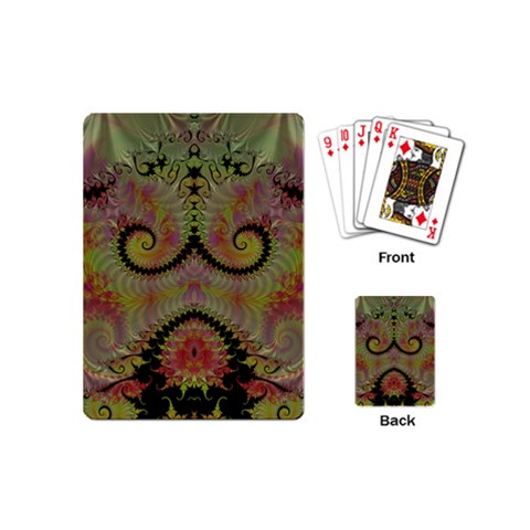 Fractal186 Playing Cards (Mini) from Custom Dropshipper Back