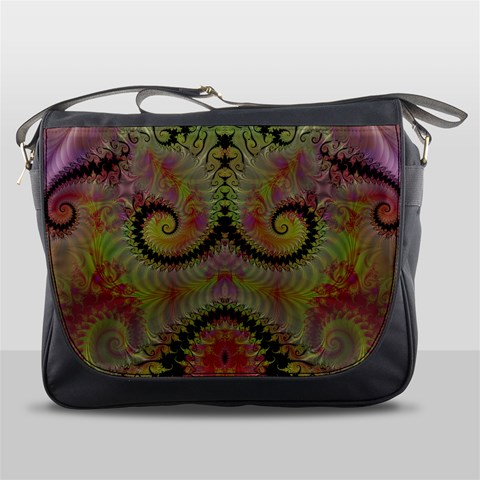 Fractal186 Messenger Bag from Custom Dropshipper Front