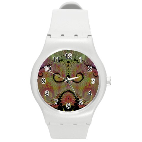 Fractal186 Round Plastic Sport Watch Medium from Custom Dropshipper Front