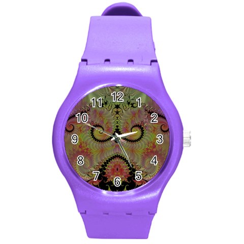 Fractal186 Round Plastic Sport Watch Medium from Custom Dropshipper Front