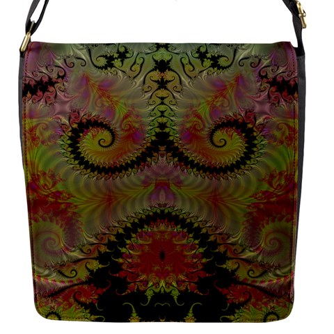 Fractal186 Flap closure messenger bag (Small) from Custom Dropshipper Front