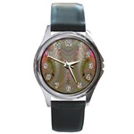 Fractal187 Round Metal Watch