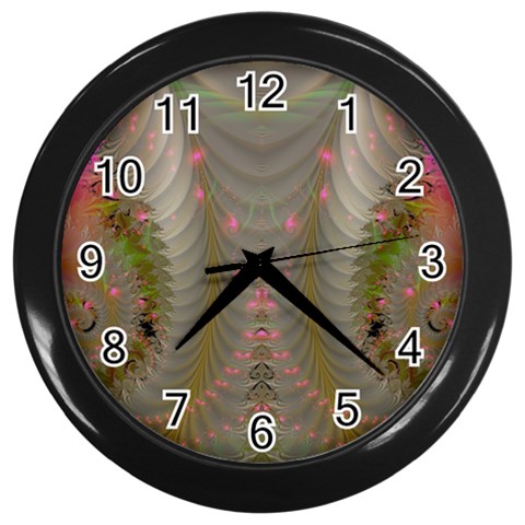 Fractal187 Wall Clock (Black) from Custom Dropshipper Front
