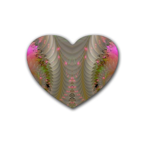 Fractal187 Rubber Coaster (Heart) from Custom Dropshipper Front