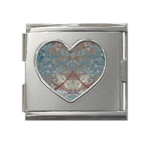 Fractal188 Mega Link Heart Italian Charm (18mm) from Custom Dropshipper Front