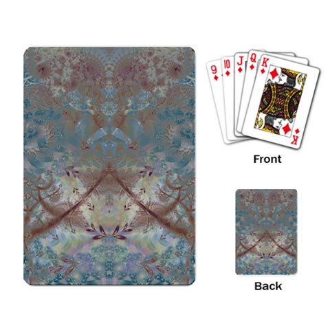 Fractal188 Playing Cards Single Design from Custom Dropshipper Back