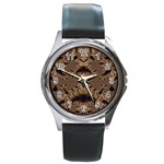 Fractal190 Round Metal Watch