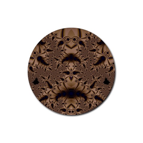 Fractal190 Rubber Coaster (Round) from Custom Dropshipper Front