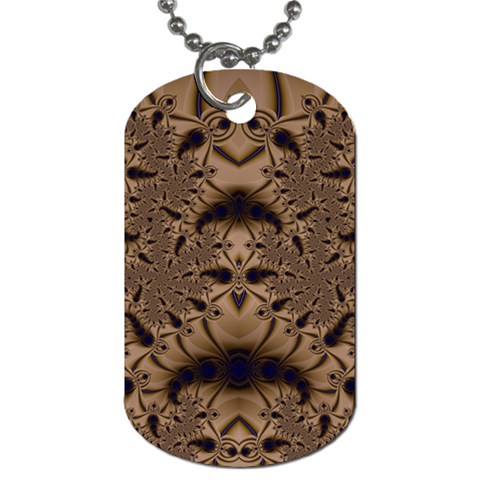 Fractal190 Dog Tag (One Side) from Custom Dropshipper Front
