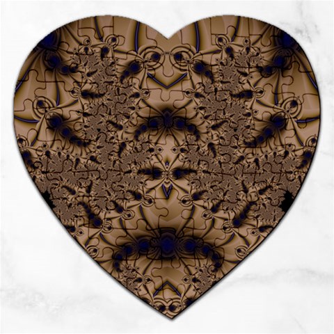 Fractal190 Jigsaw Puzzle (Heart) from Custom Dropshipper Front