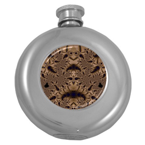 Fractal190 Hip Flask (5 oz) from Custom Dropshipper Front