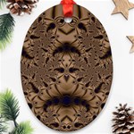 Fractal190 Oval Ornament (Two Sides)