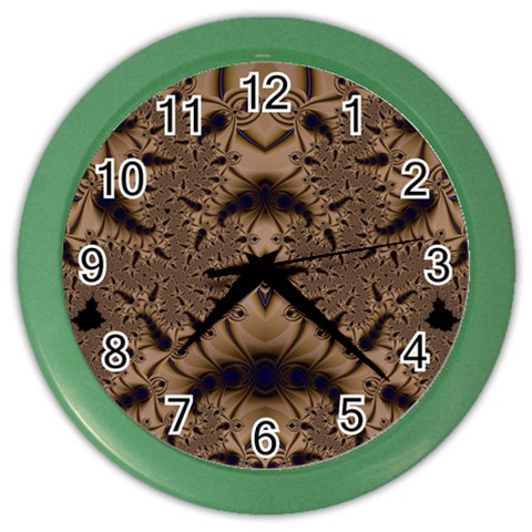 Fractal190 Color Wall Clock from Custom Dropshipper Front