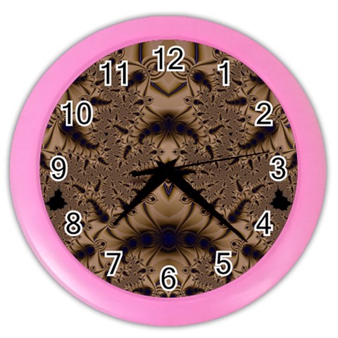 Fractal190 Color Wall Clock from Custom Dropshipper Front